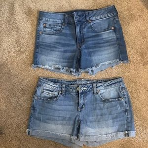 Two Midi Jean Shorts Bundle